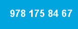978 175 84 67 978 175 84 67